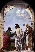 CIMA da Conegliano Incredulity of St Thomas with Bishop Magno oil painting